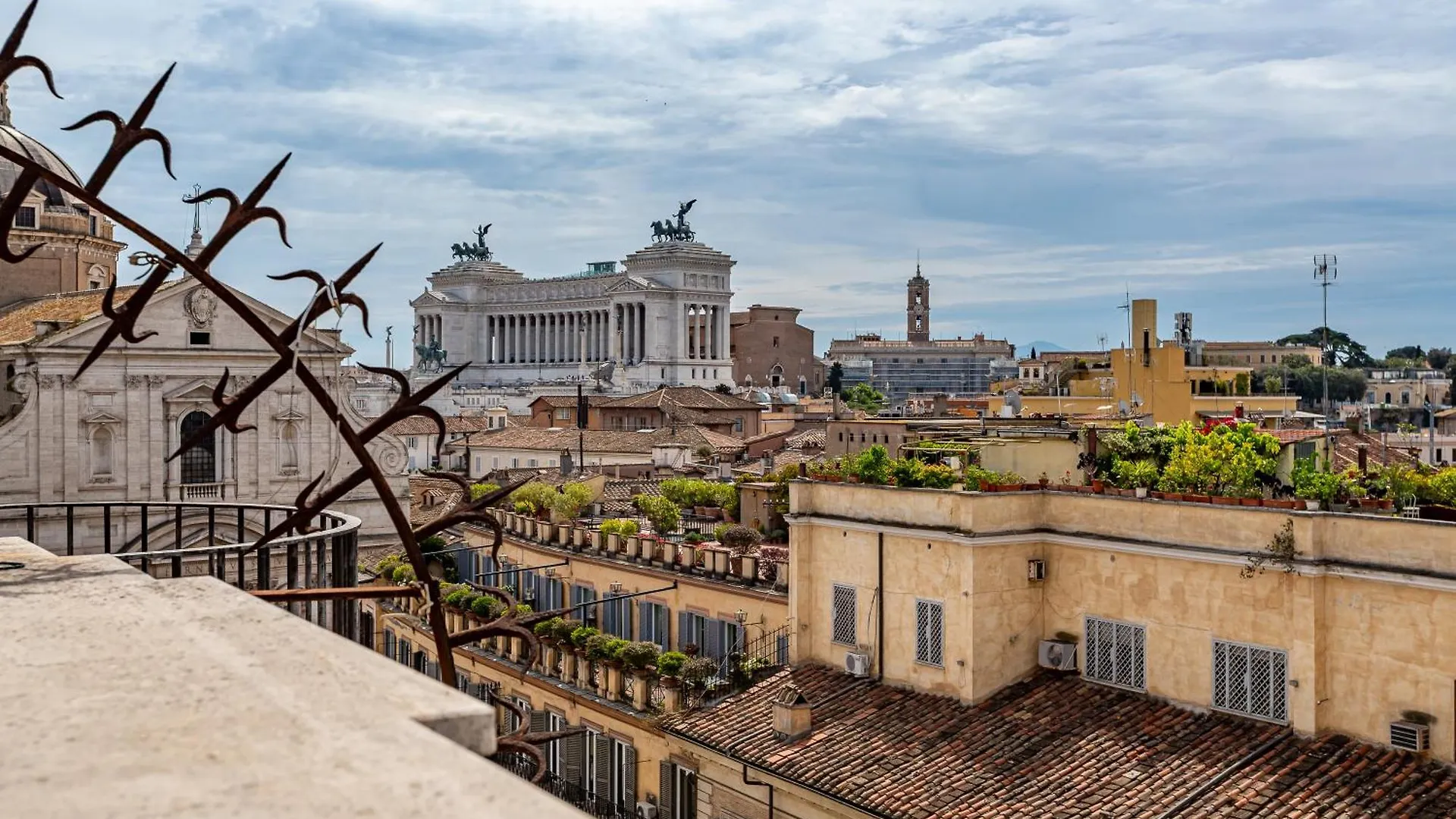 Daire Iflat Pantheon & La Dolce Vita Skyline Penthouse Roma İtalya