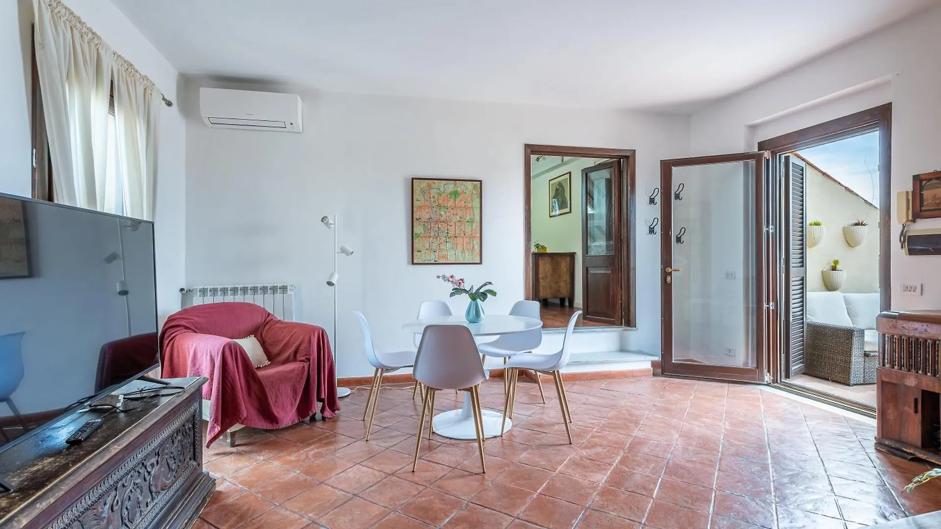 Daire Iflat Pantheon & La Dolce Vita Skyline Penthouse Roma